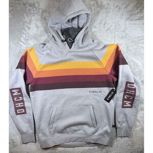 Troll Co Hoodie Mens 3XL Gray Torrid Retro Nickel Colorblock Sweatshirt